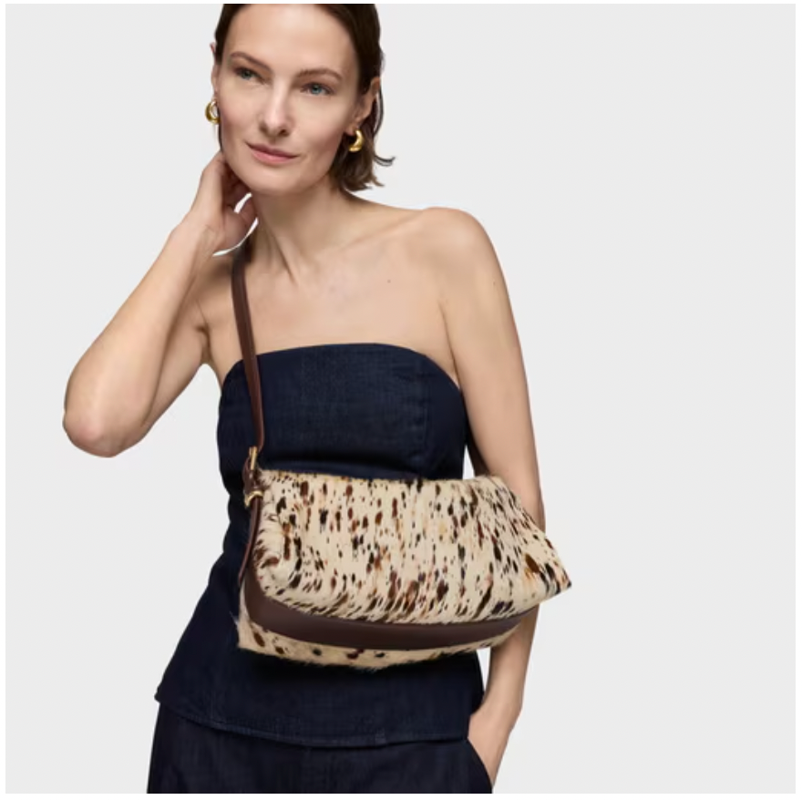 Bolso Tous de piel marron wild Fold print