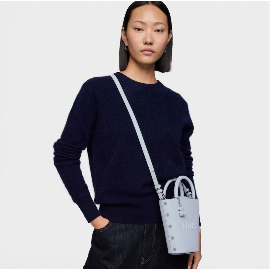 Bolso Tous Capazzo pequeño Back to basics Celeste