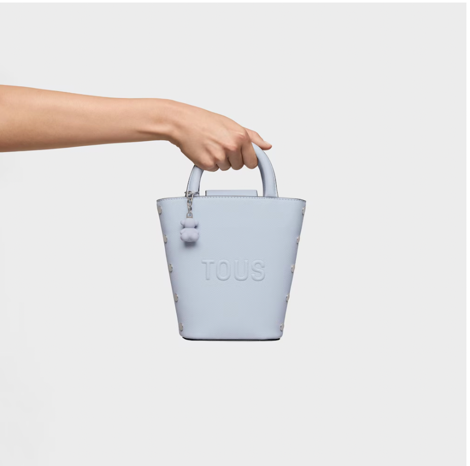 Bolso Tous Capazzo pequeño Back to basics Celeste