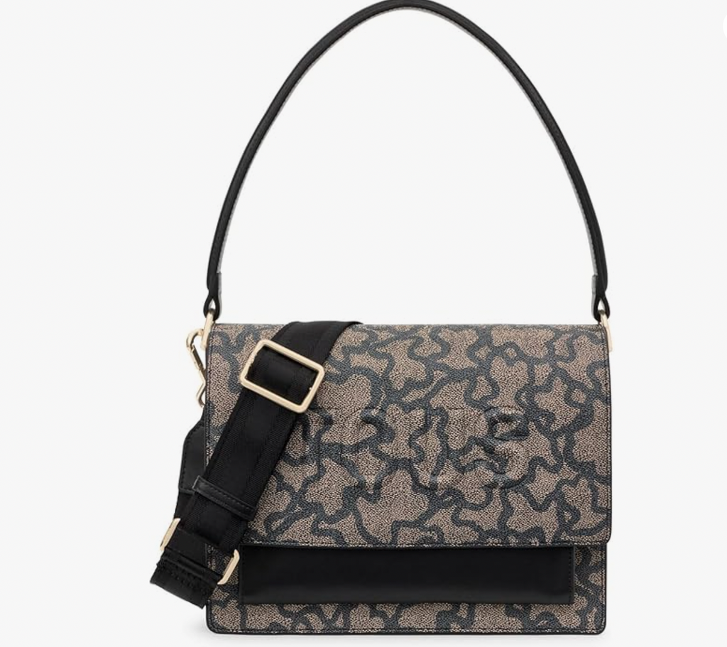 Bandolera Tous mediana Audree Kaos Icon Monograma Negro