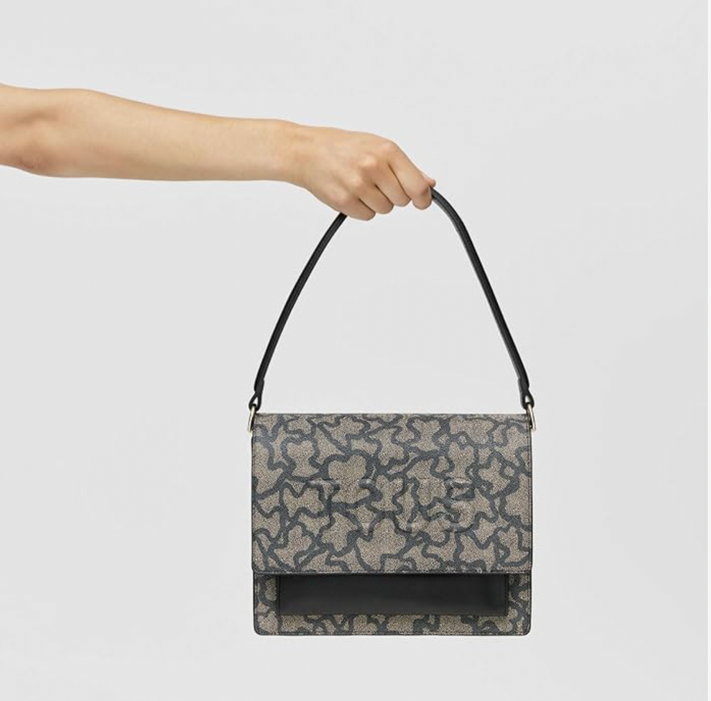 Bandolera Tous mediana Audree Kaos Icon Monograma Negro