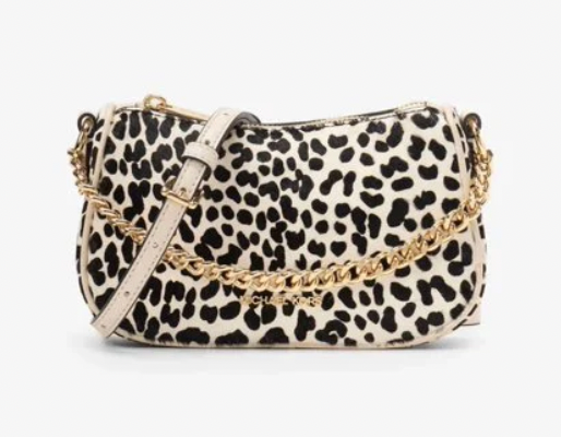 Cartera Michael Kors Carmela Print blanco y negro