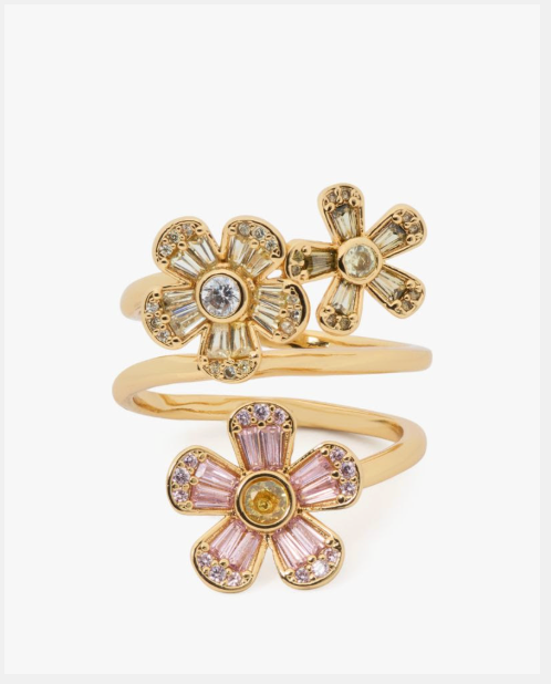 Anillo Kate Spade Fleurette Ring Dorado