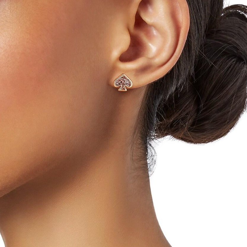 Aros Kate Spade Everyday Spade Rosad