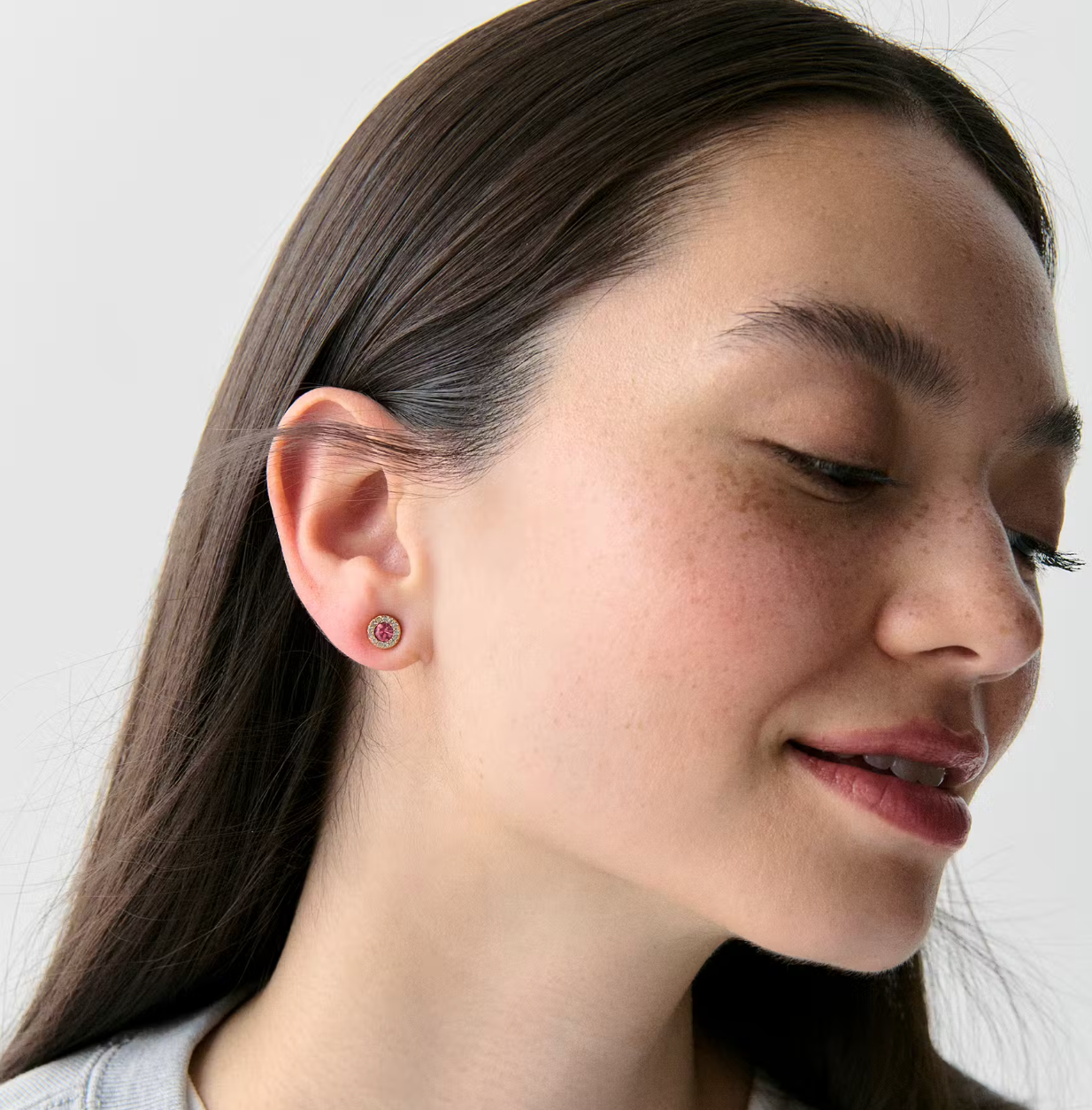 Aros Kate Spade You’re a Gem Rosado