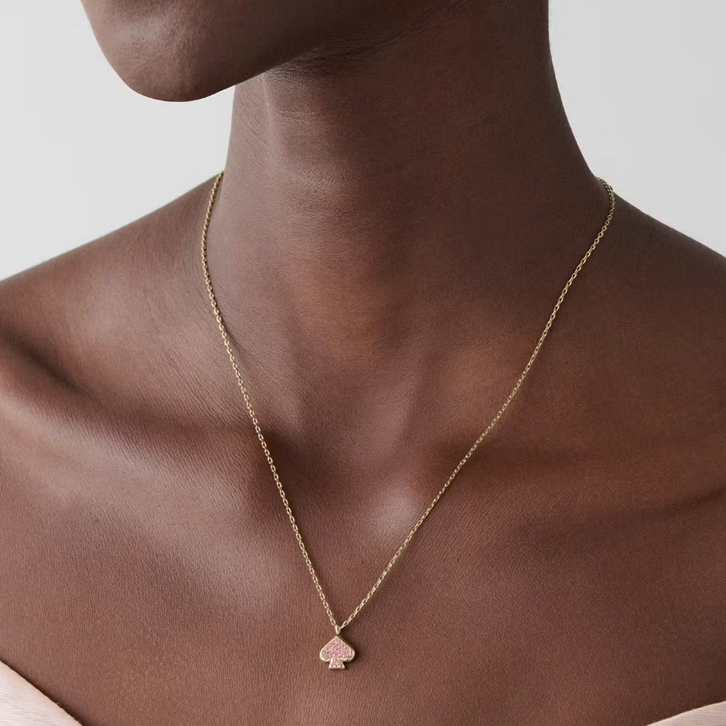 Collar Kate Spade Everyday Spade Rosado