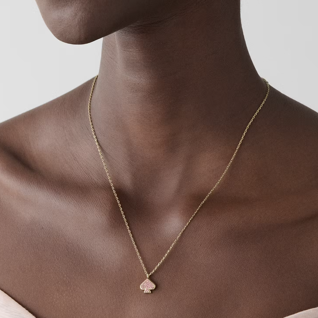 Collar Kate Spade Everyday Spade Rosado