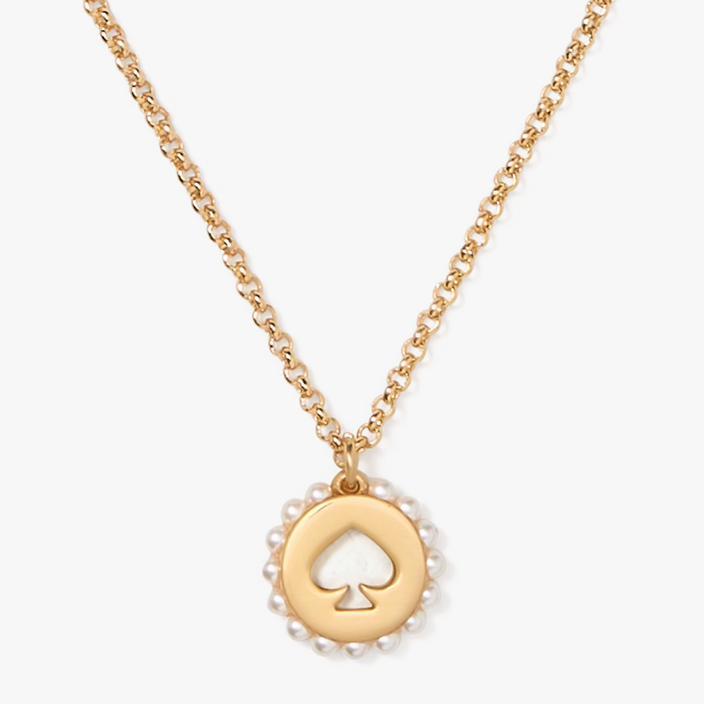 Collar Kate Spade Spot The Spade Dorado