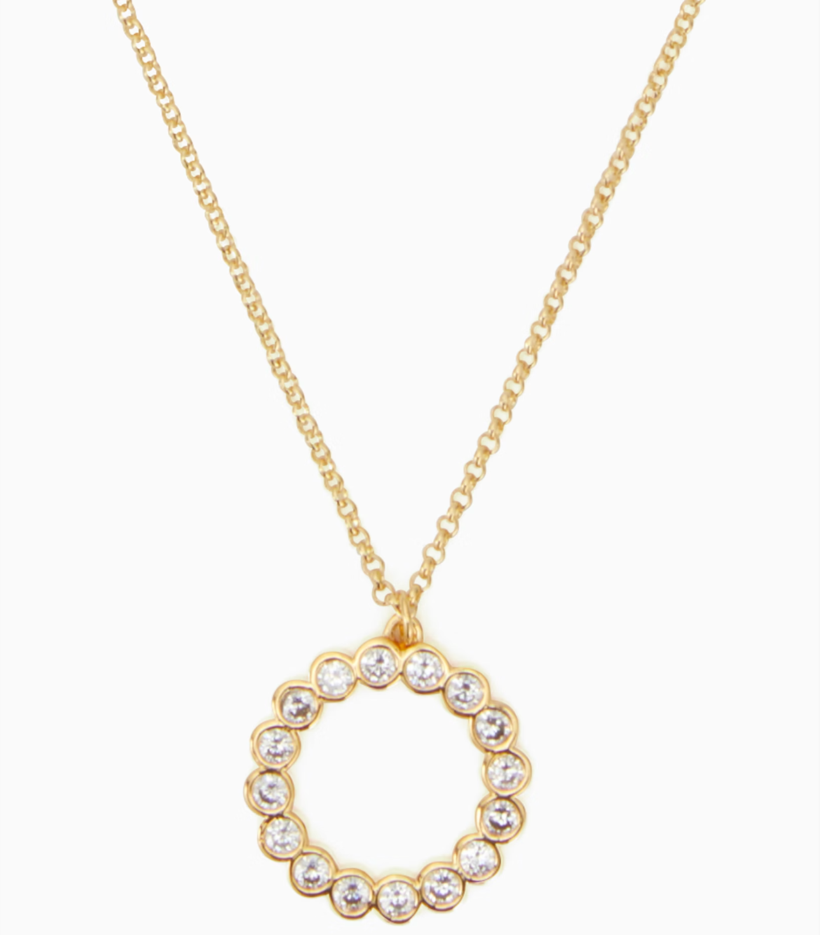 Collar Kate Spade Full Circle Mini Pendent Dorado