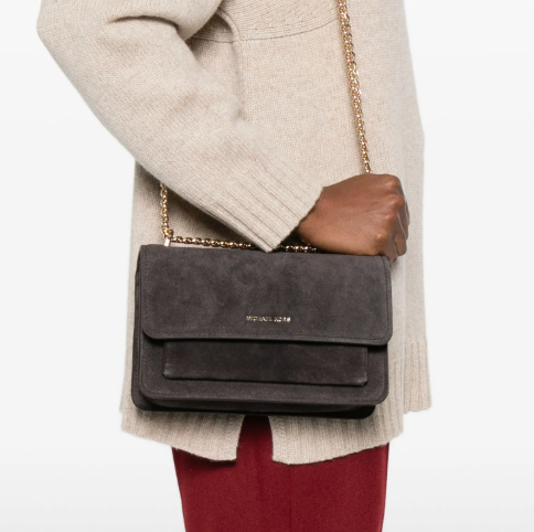 Cartera Michael Kors Claire Lg shoulder Cafe Chocolate