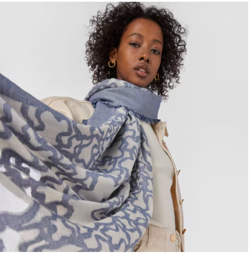 Pañuelo Tous Kaos en color jeans