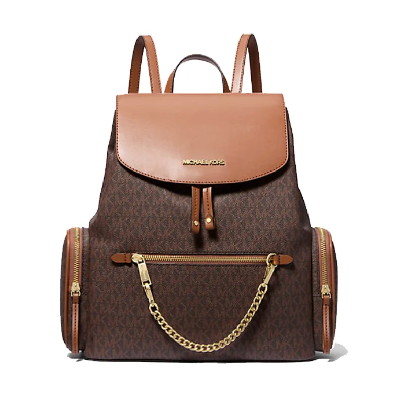 Mochila Michael Kors Jet Set Item LG Chain Backpack Cafe