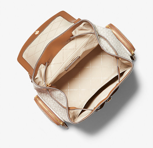 Mochila Michael Kors Jet set item lg chain Vainila