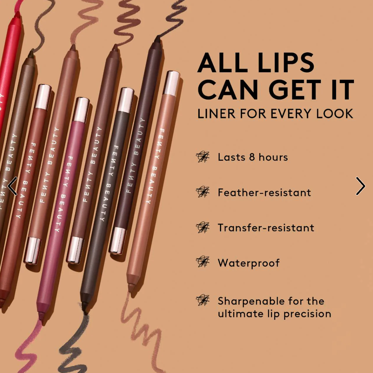 Delineador de labios Fenty Beauty tono Brown Out