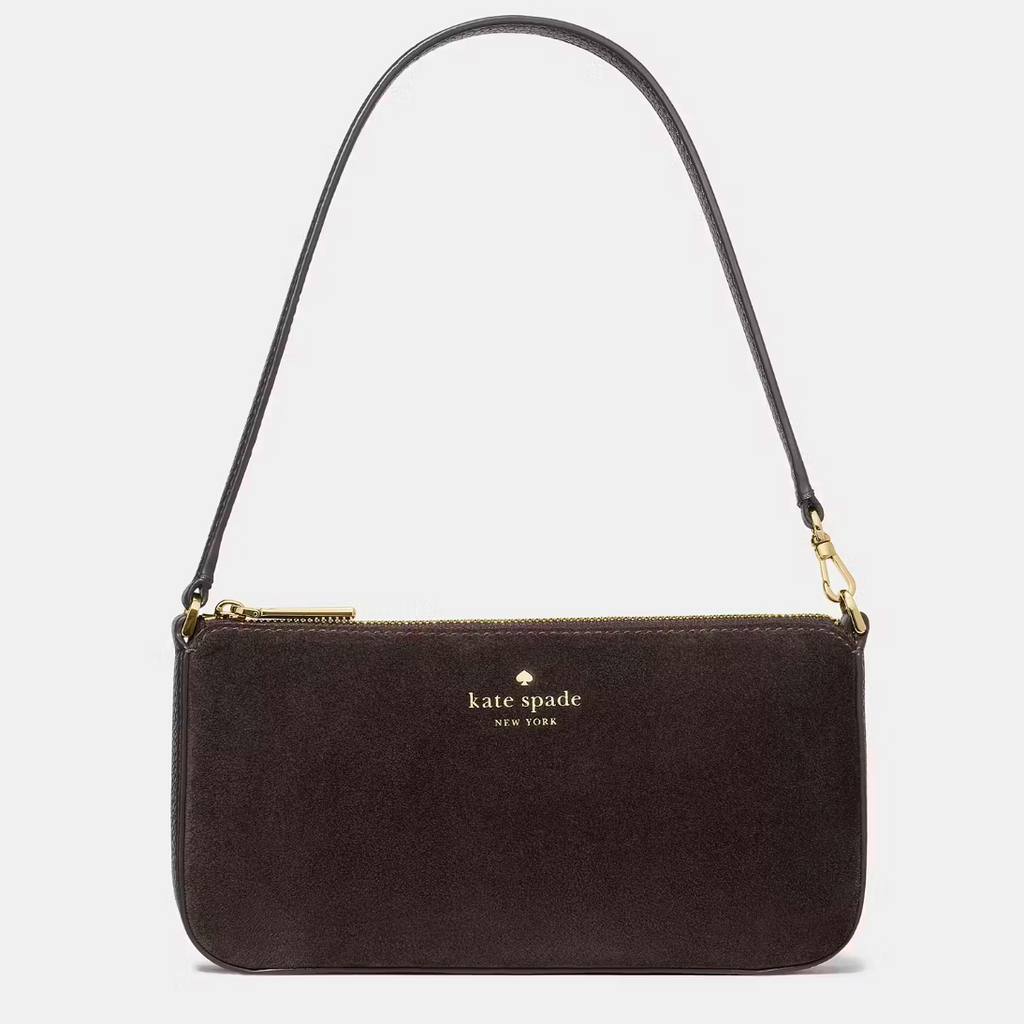 Cartera Kate Spade Shoulderbag Kayla Pequeña Gamuza cafe moro