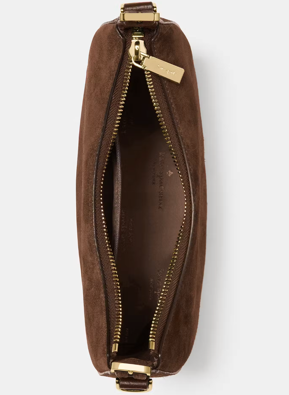 Cartera Kate Spade Nova Suede Small Crescent Shoulder Bag