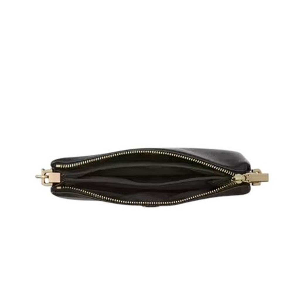 Cartera Kate Spade Kayla crossbody rectangular vertical cuero liso negro