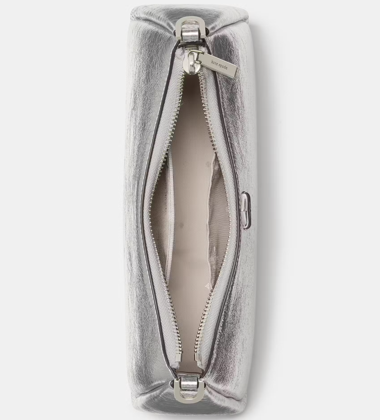 Cartera Kate Spade Shoulderbag Kayla Mediana Cuero Plateado
