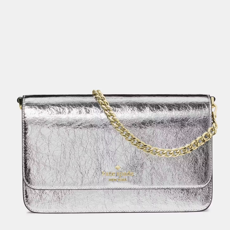 Cartera Kate Spade Madison Crinkle Metallic