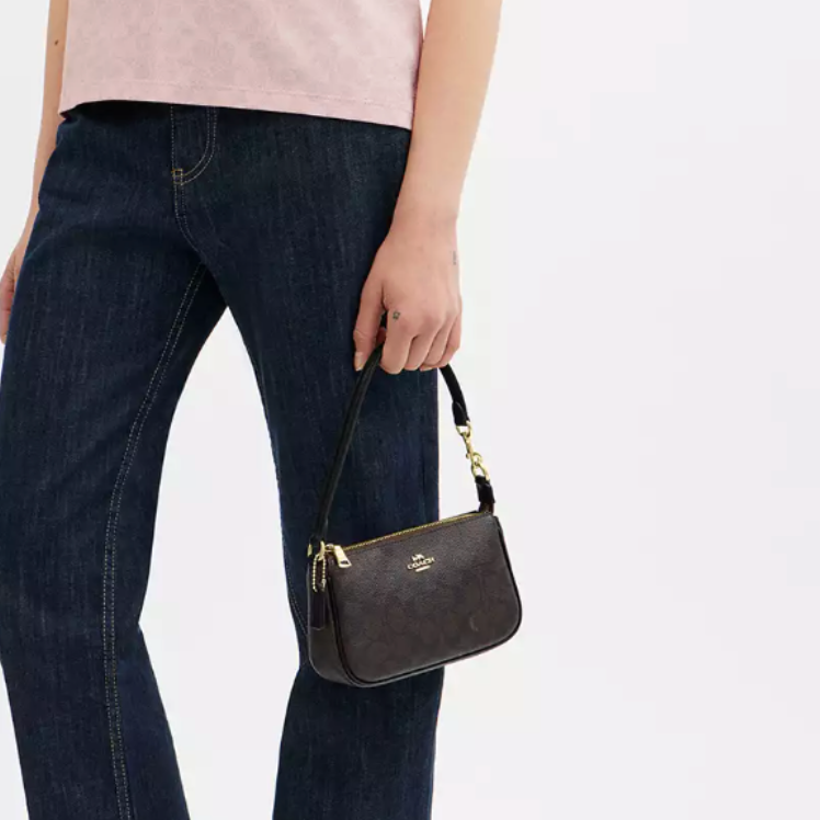 Cartera Coach Shoulderbag Nolita café monograma