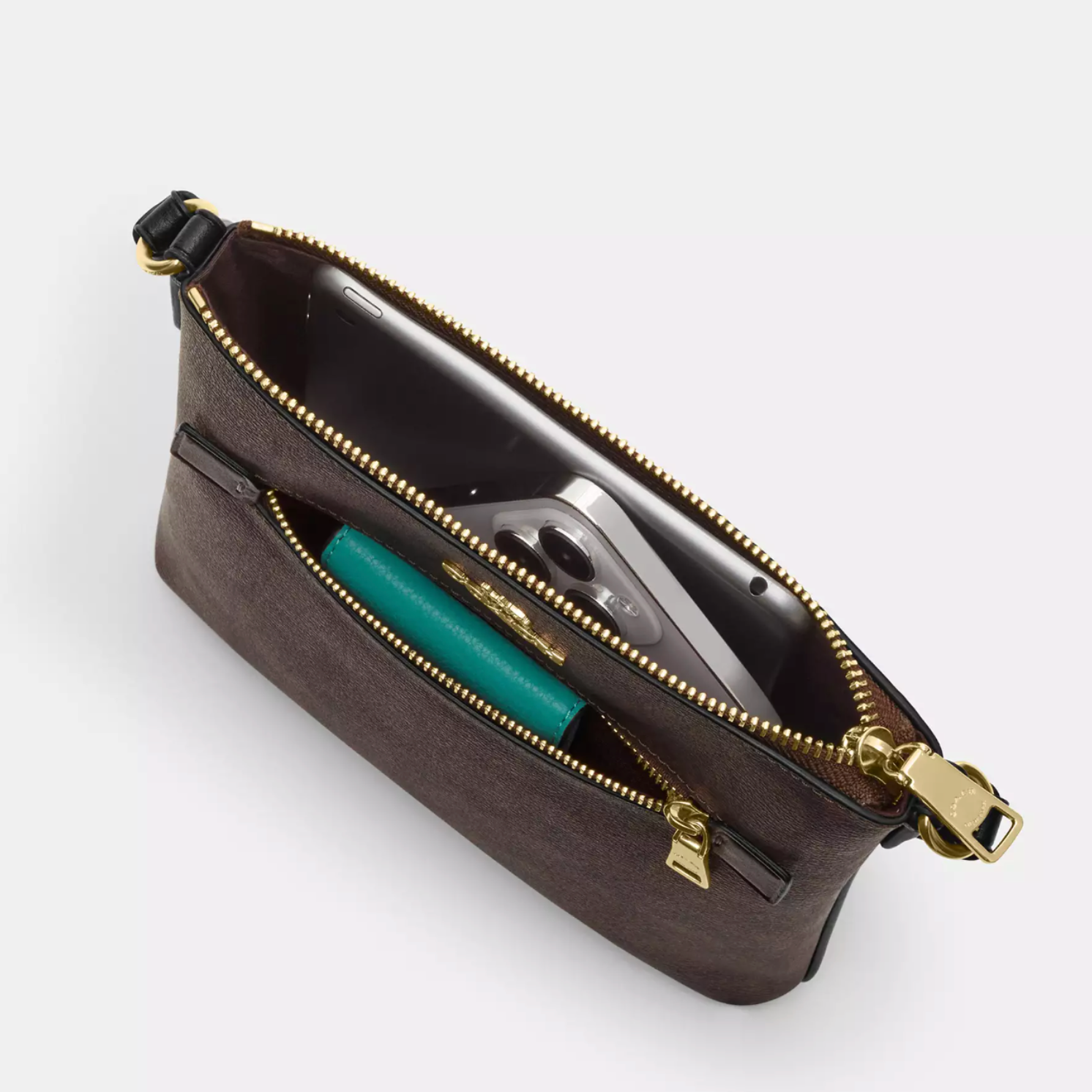 Cartera Coach mini rowan negra