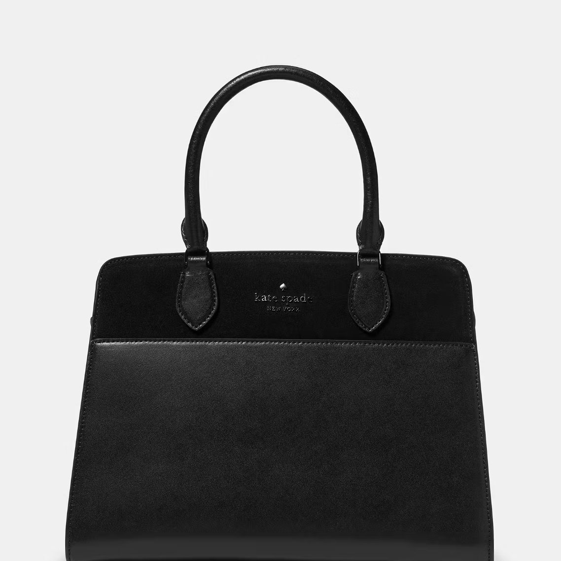 Cartera Kate Spade Madison Mix Gamuza con cuero negro