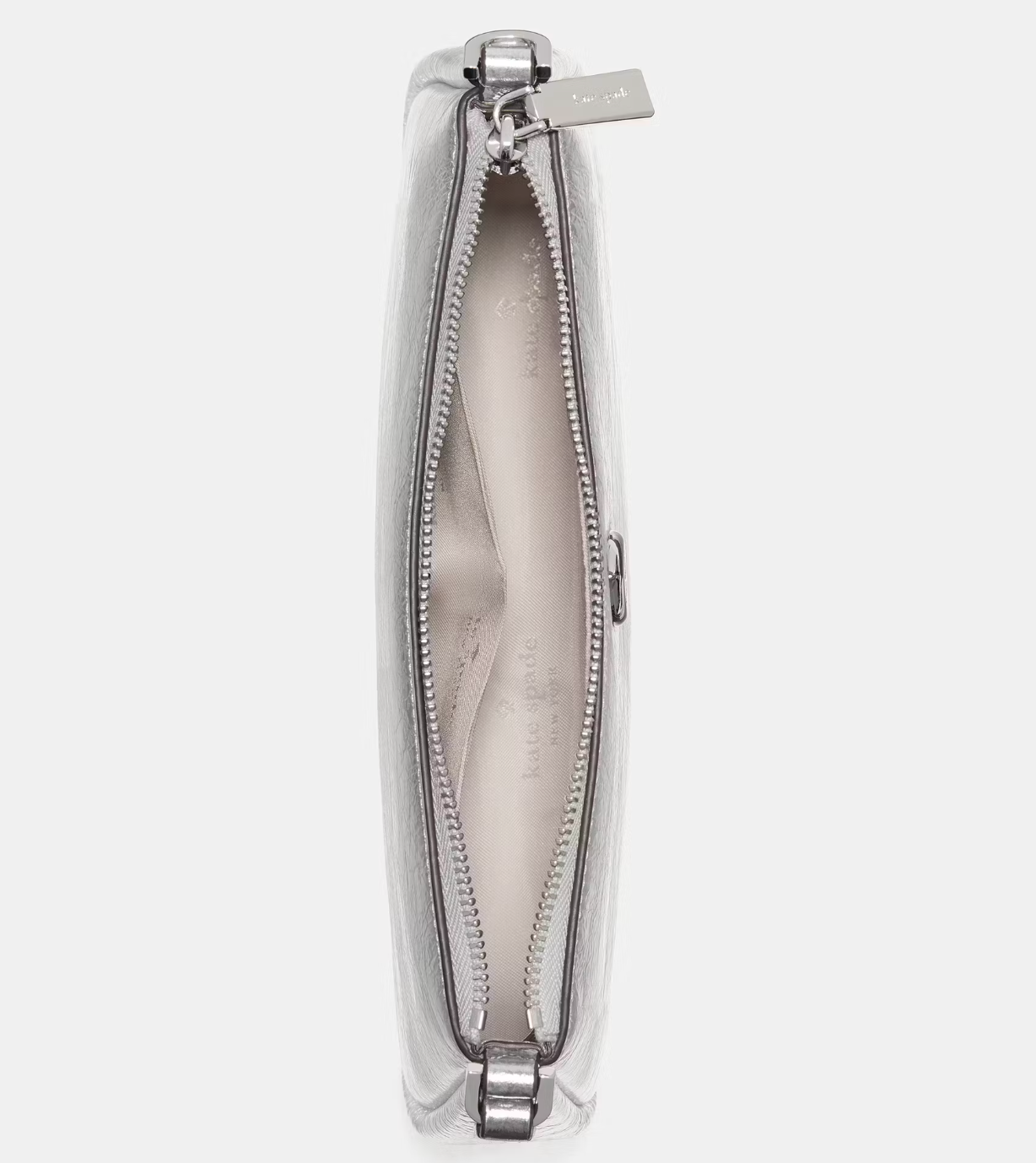 Cartera Kate Spade Shoulderbag Kayla Pequeña Cuero Plateado