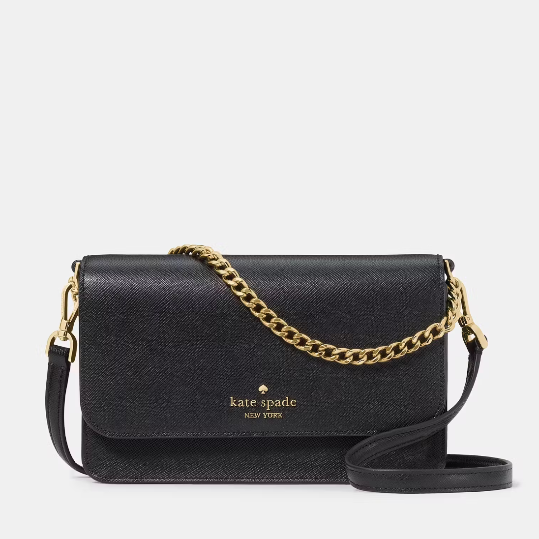 Cartera Kate Spade Madison Saffiano Leather negro