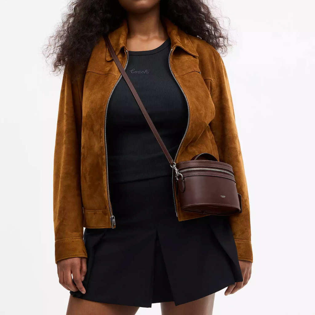 Cartera Coach Trail Bag café