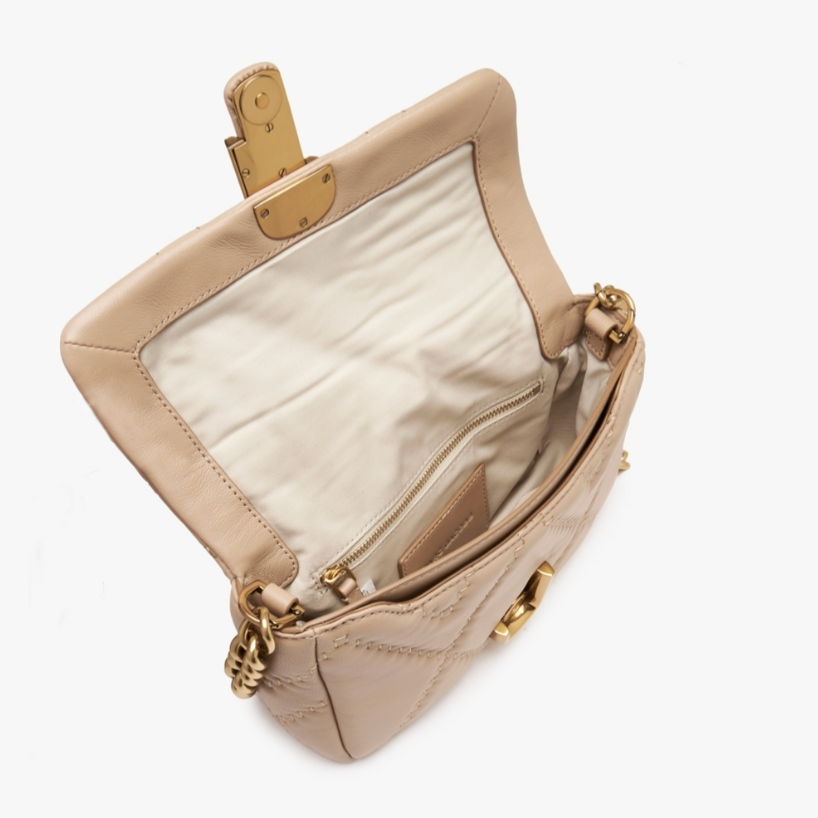 Crossbody Marc Jacobs acolchado camel