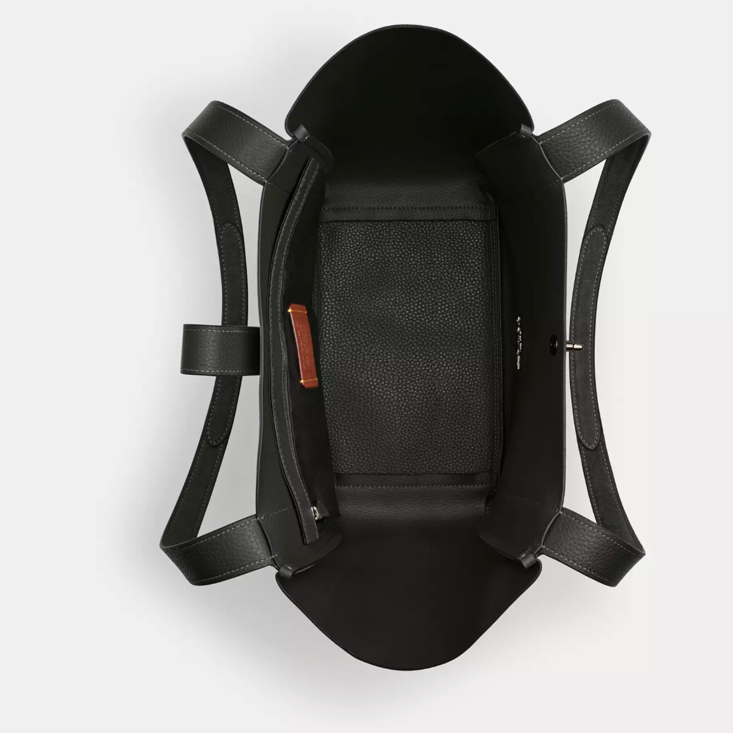 Cartera Coach Tote Hadley Turnlock verde militar