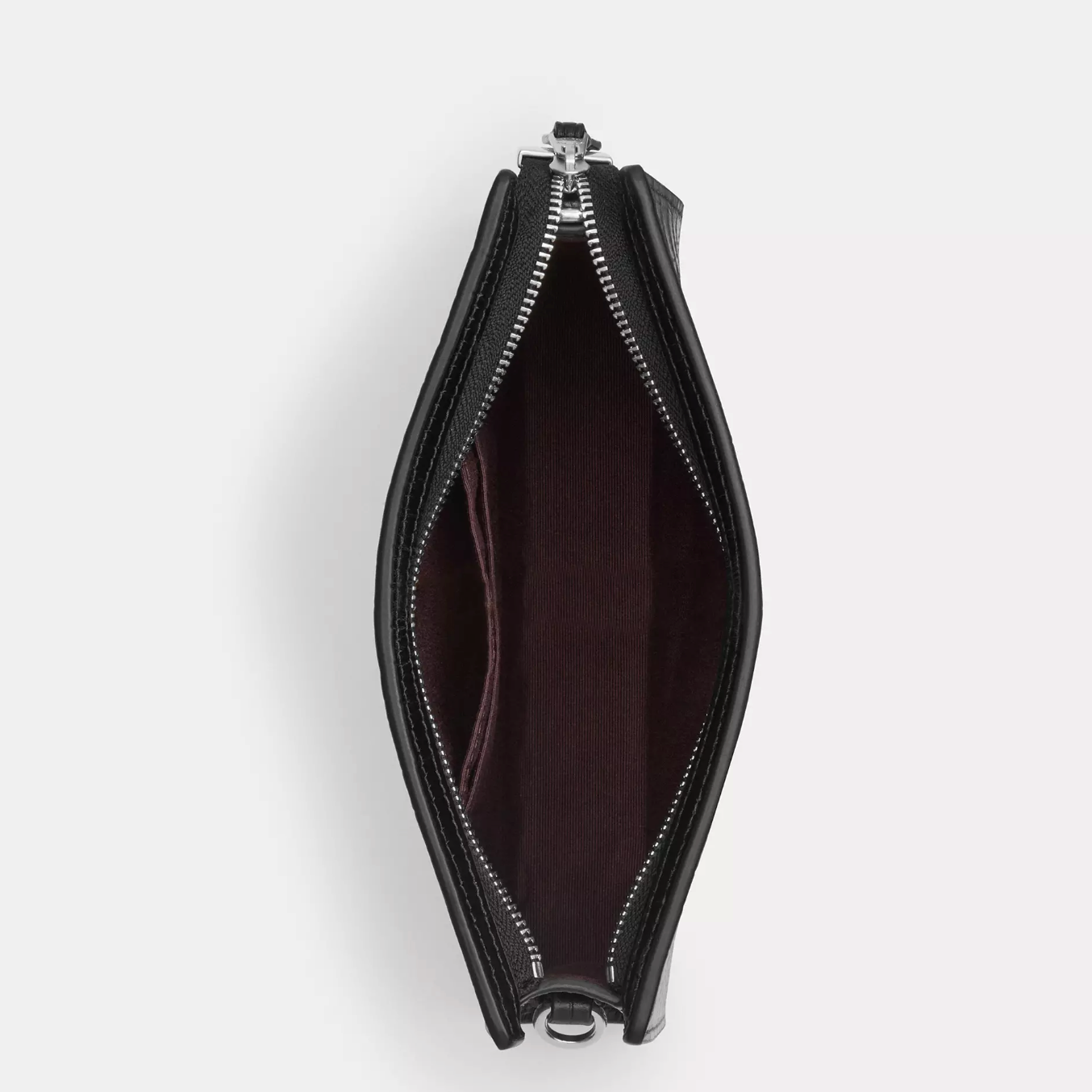 Cartera Coach Crossbody cuero cocodrilo negro