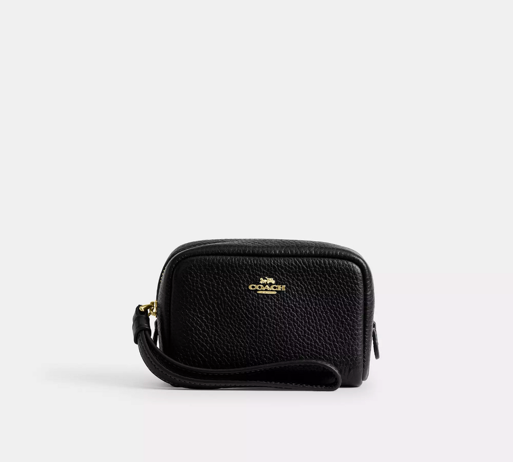 Monedero Coach Pouch Wrislet negro