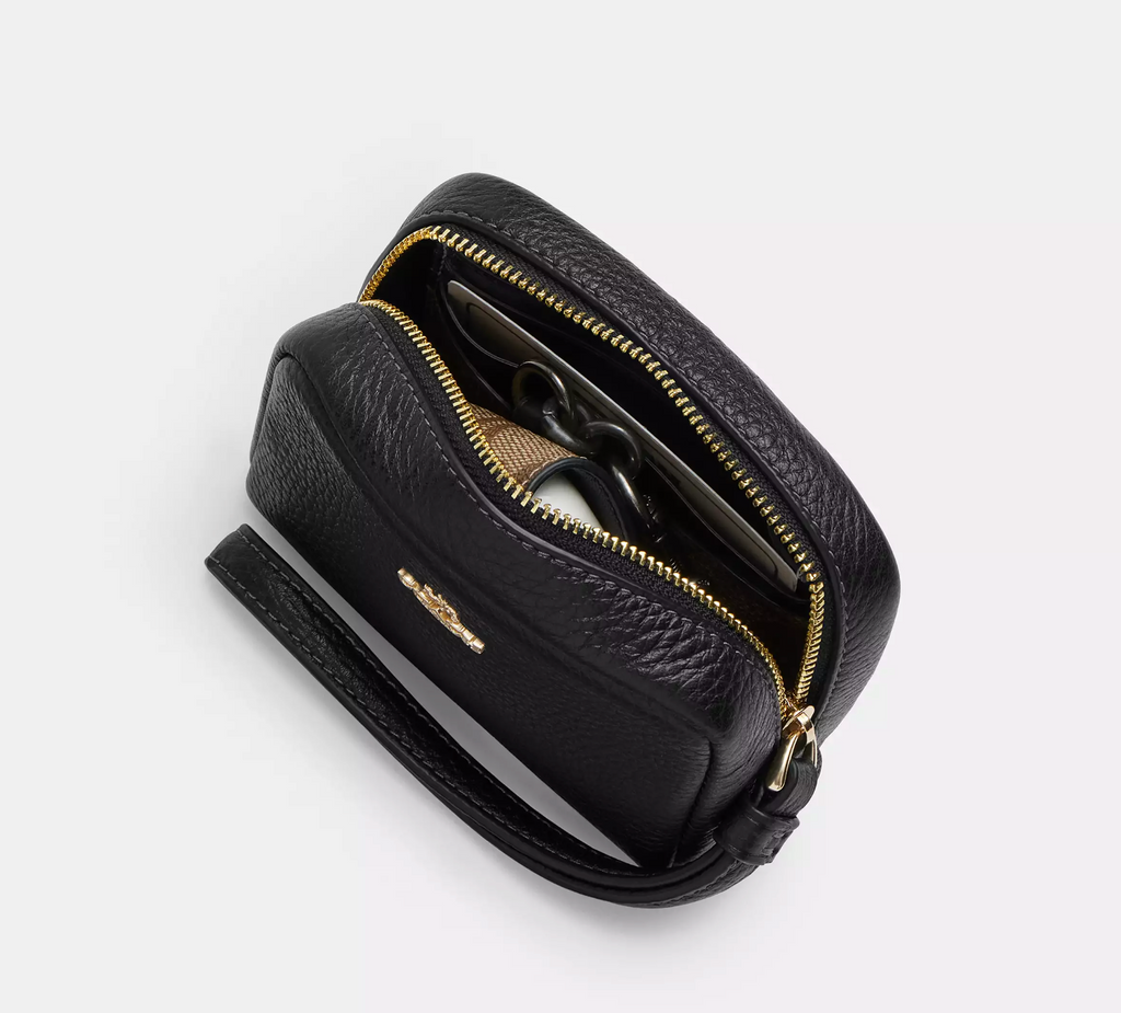 Monedero Coach Pouch Wrislet negro