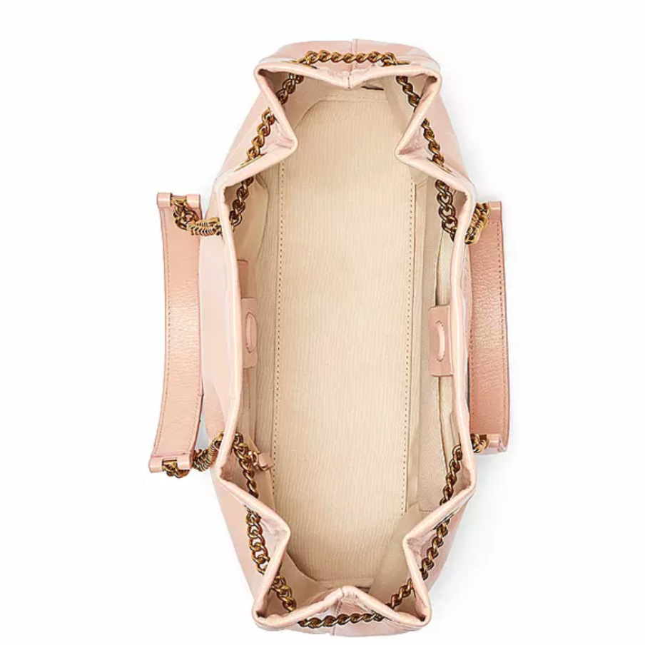 Cartera Marc Jacobs tote shoulderbag grande rosa palo