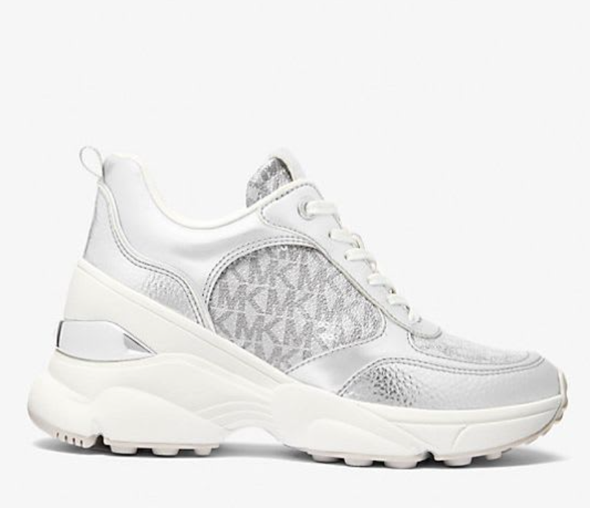 Zapatillas Michael Kors Katrina Wedge trainer plateado