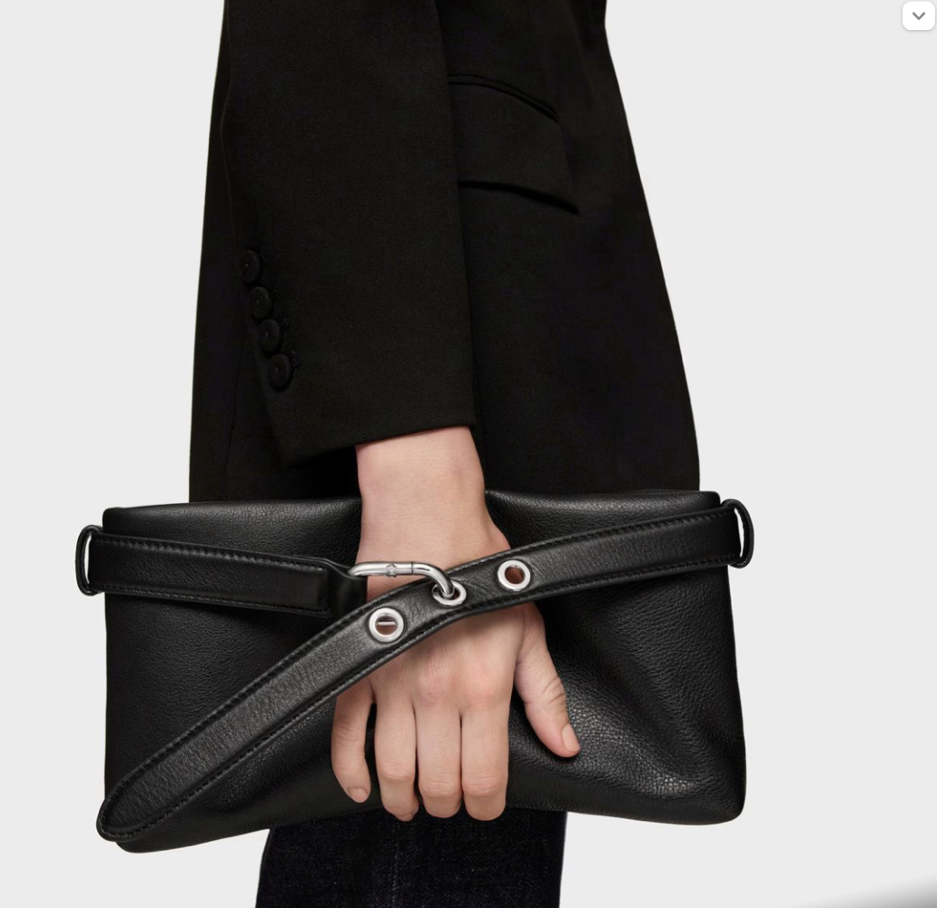 Clutch negro de piel TOUS Hold