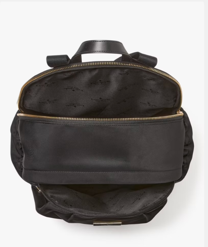 Mochila Kate Spade Nylon negra