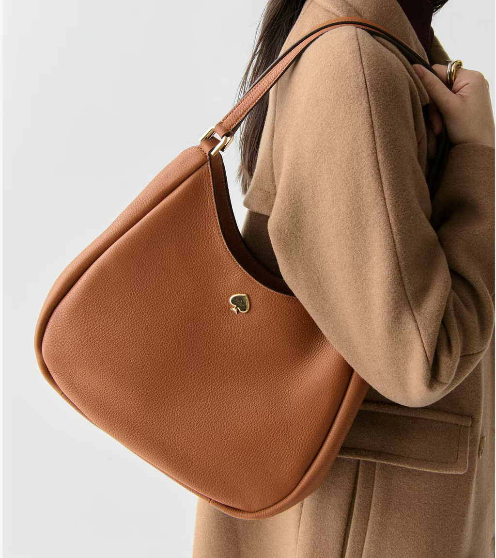 Cartera Kate Spade Kayla grande 3 separaciones Camel