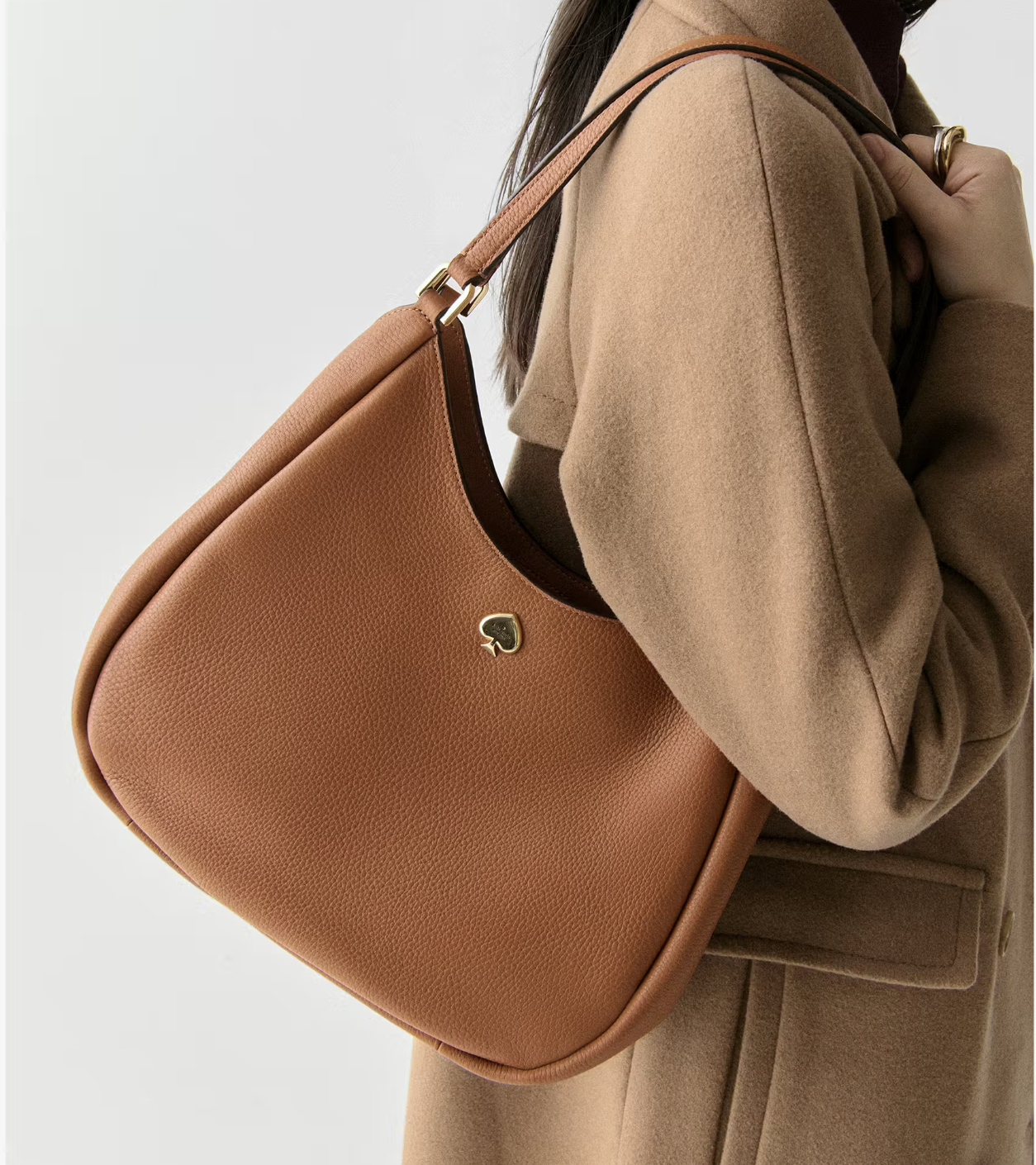 Cartera Kate Spade Kayla grande 3 separaciones Camel