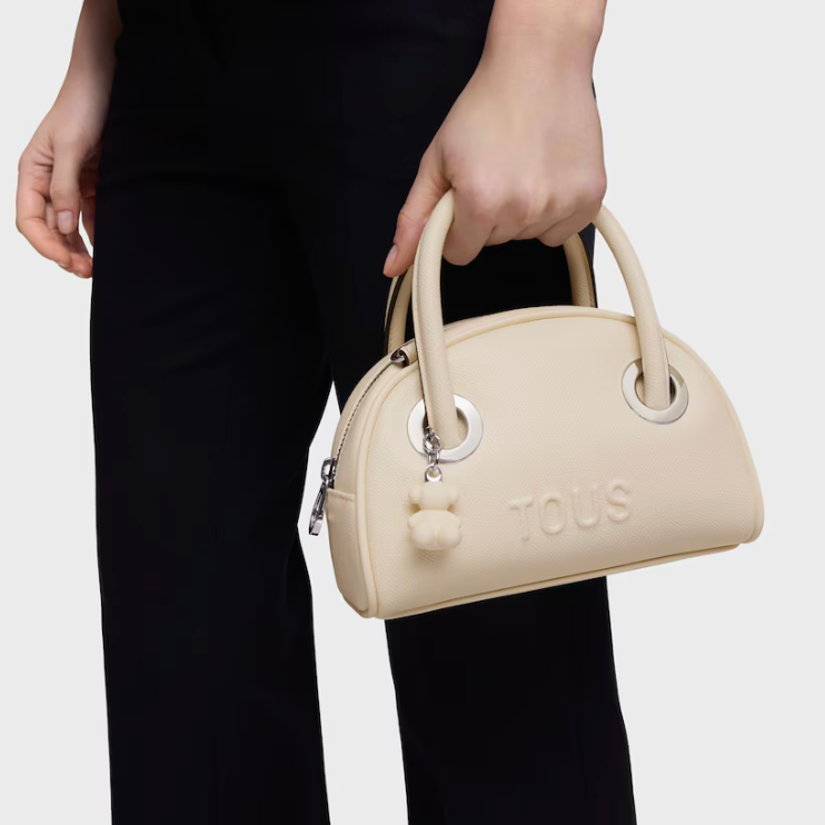 Cartera Tous Bowling pequeño  Blanco