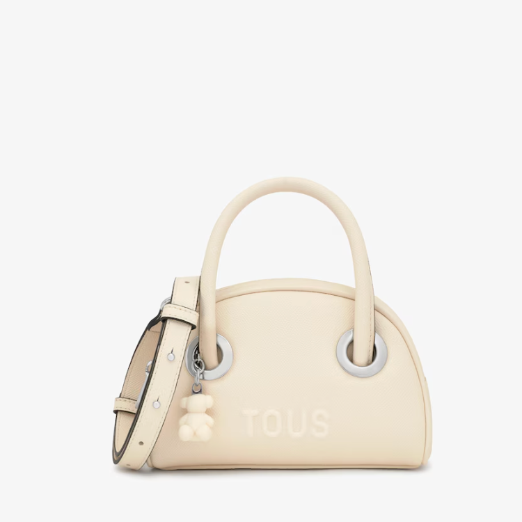 Cartera Tous Bowling pequeño  Blanco