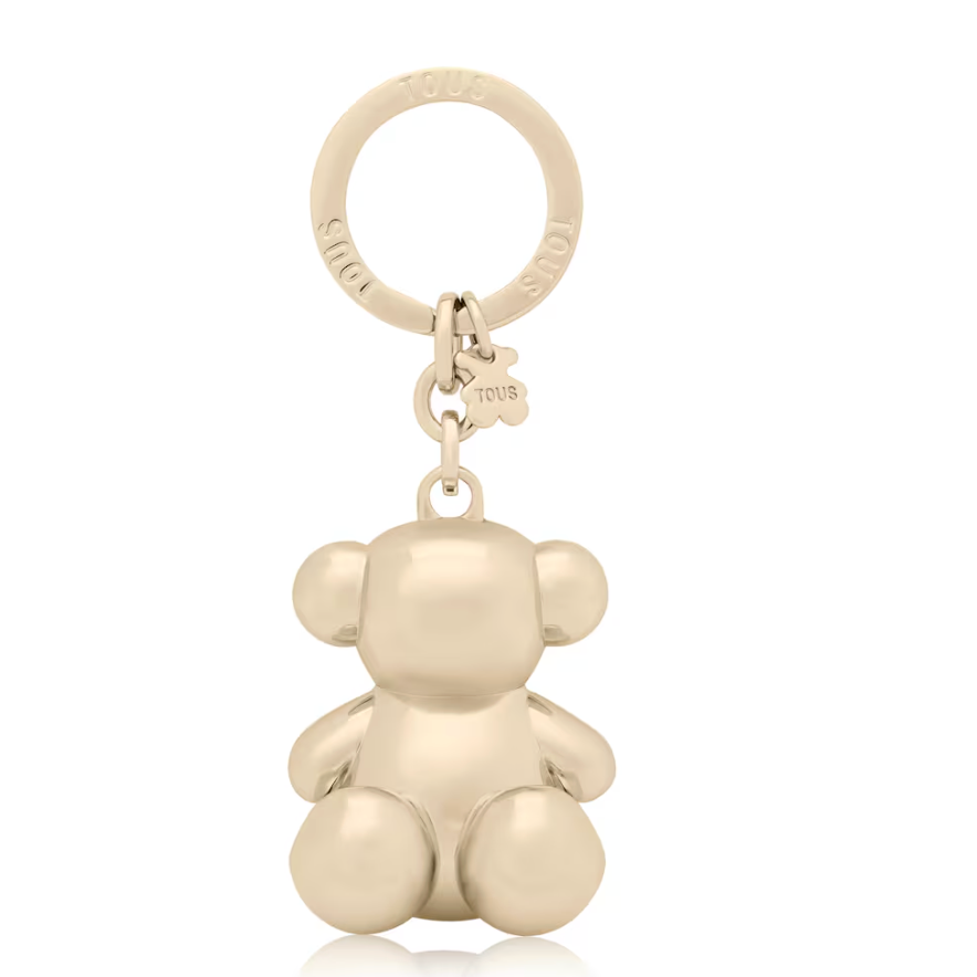 Llavero tous Metal Bold Bear dorado