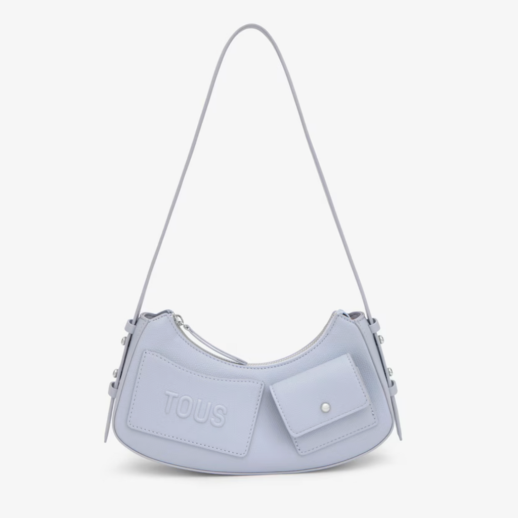 Cartera  tous Back to basic de hombro celeste