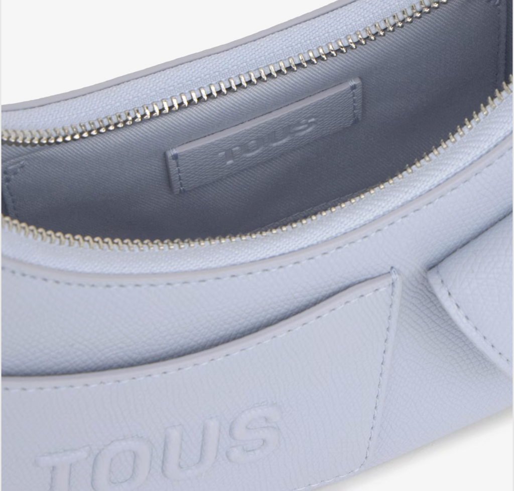 Cartera  tous Back to basic de hombro celeste