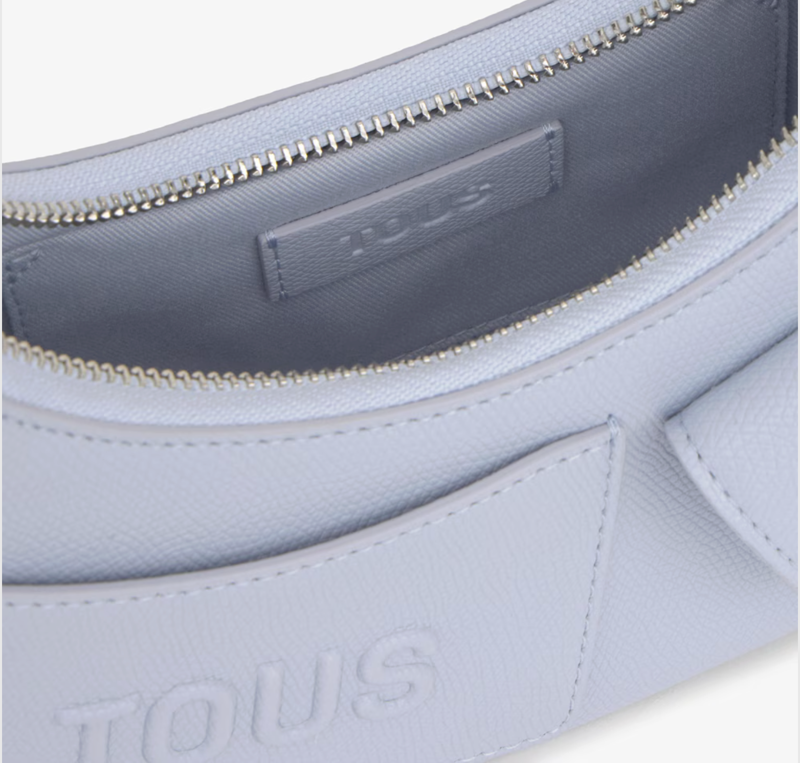 Cartera  tous Back to basic de hombro celeste