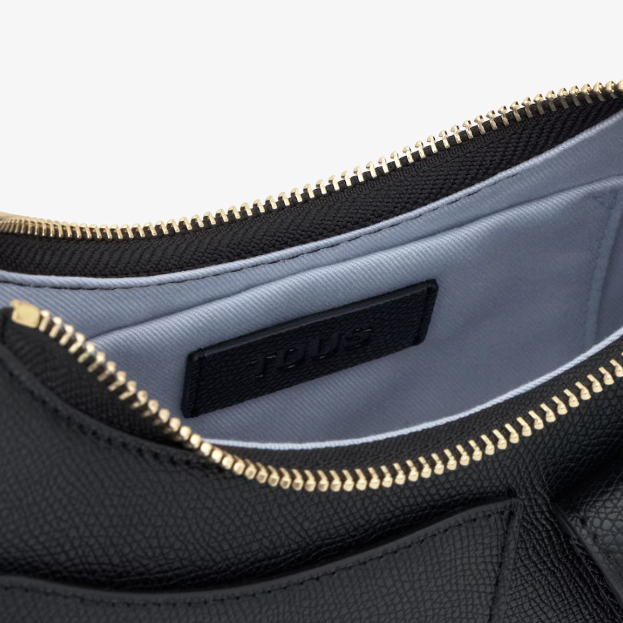 Cartera  tous Back to basic de hombro Negro