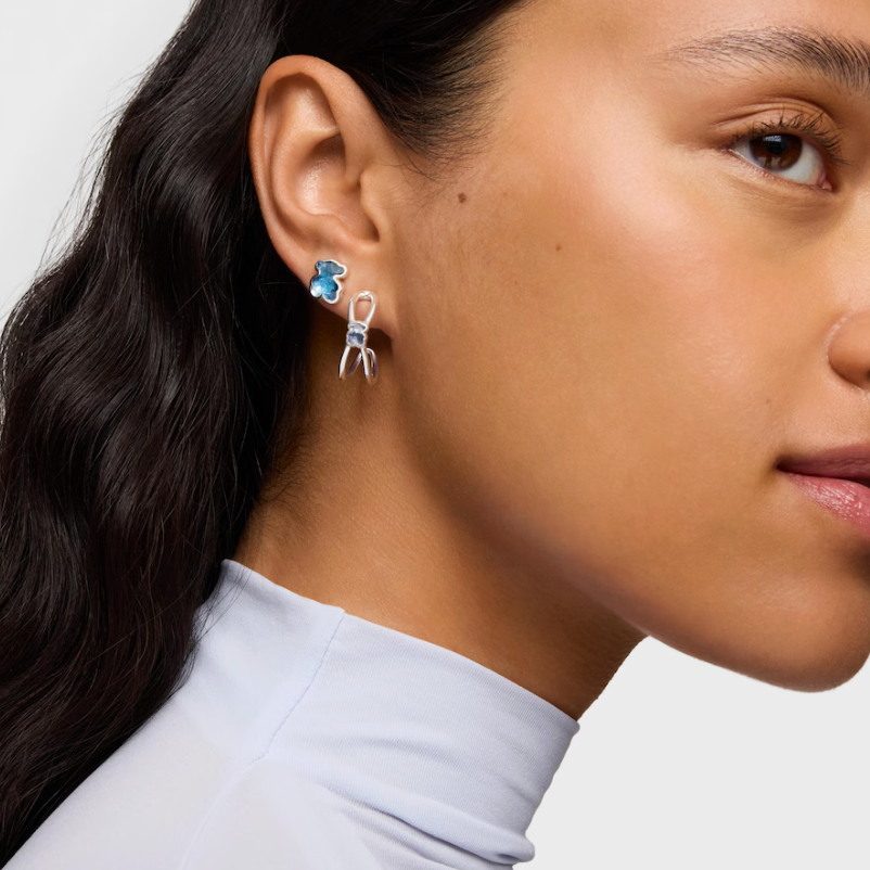 Aros Tous de plata y espinela azul