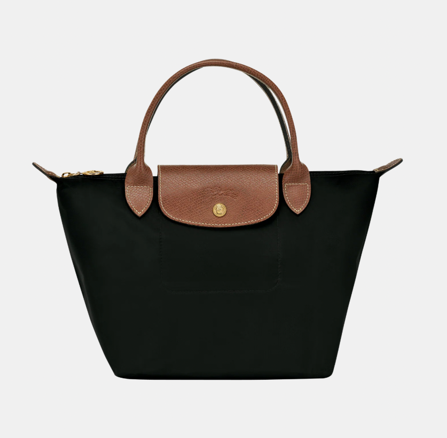 Cartera Longchamp S asa corta negra