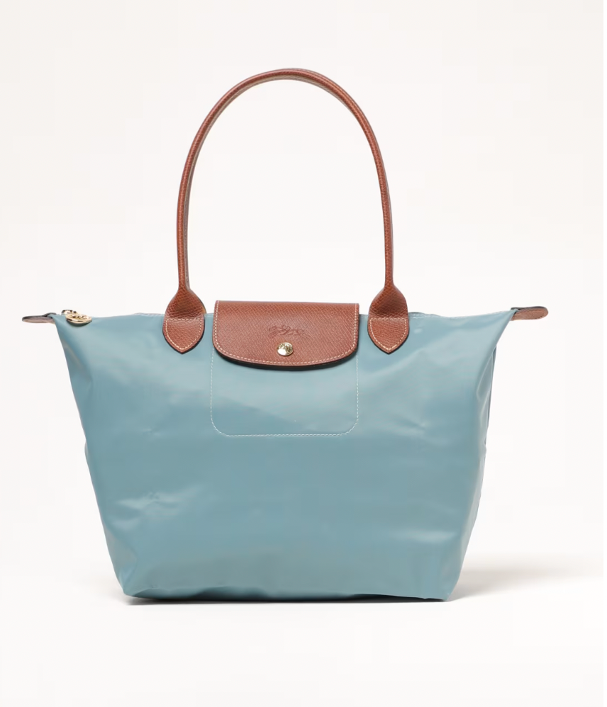 Cartera Longchamp Le pliage M celeste